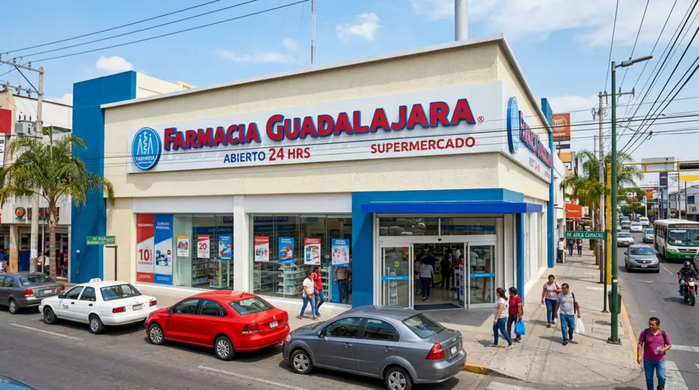 Sucursal de Farmacias Guadalajara en México